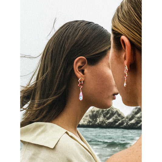 Aurelia Flow Drop Earrings