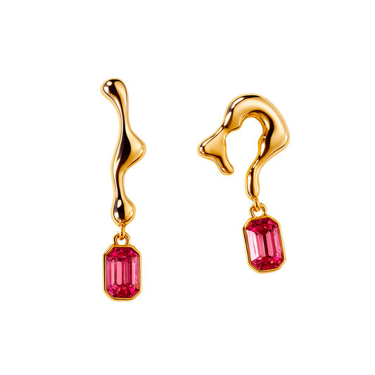 Rosé Melt Drop Earrings