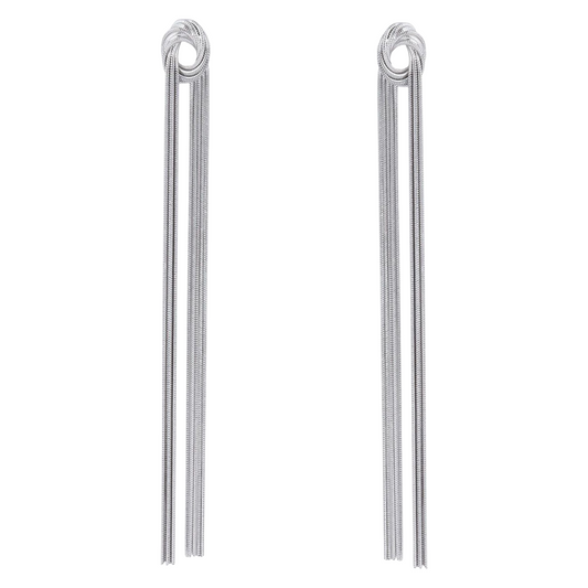 Shimmerknot Drizzle Drop Earrings