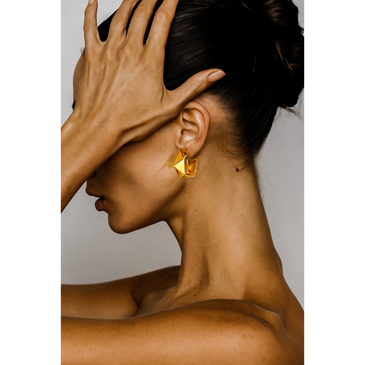 Origami Facetta Hoops