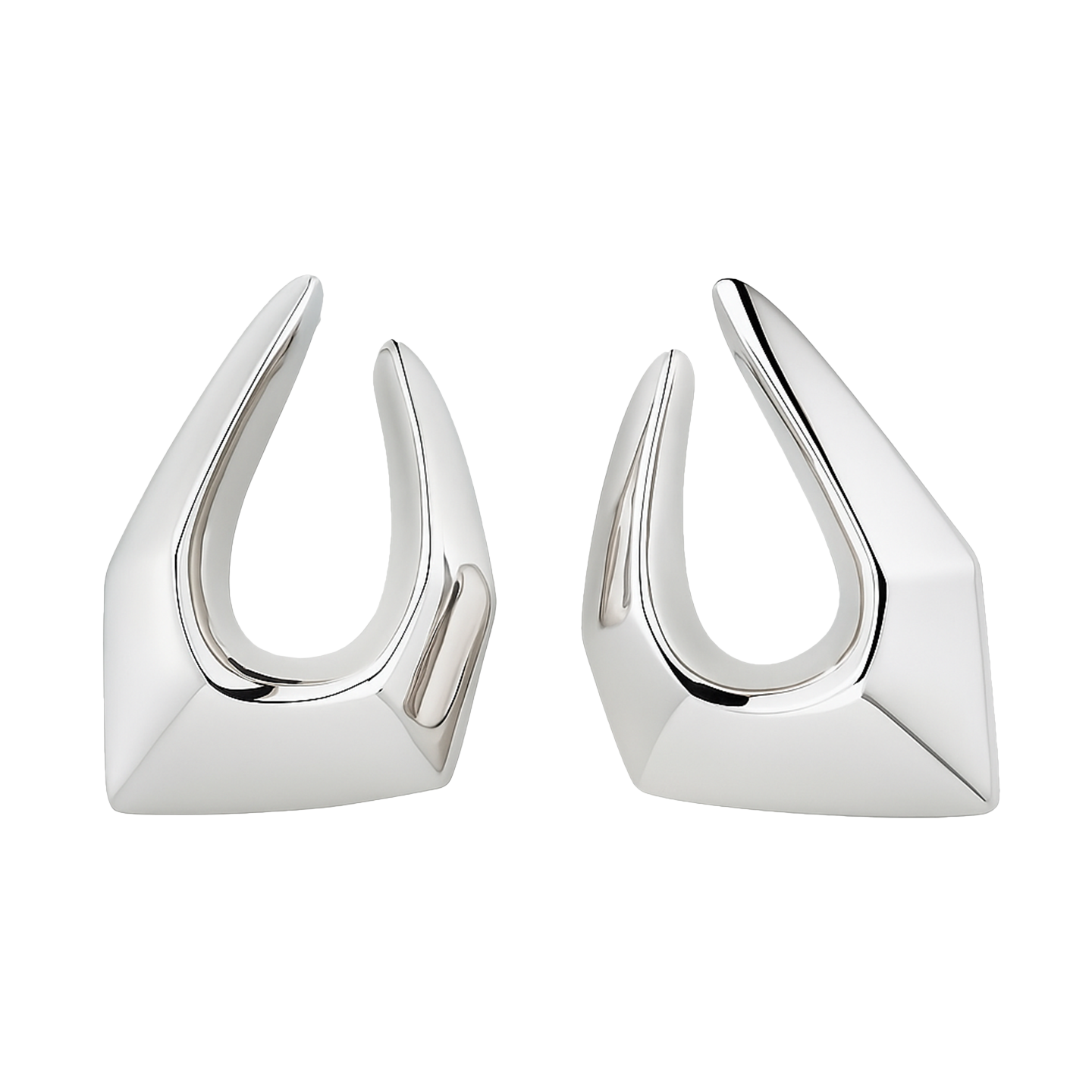Cusp Facetta Statement Earrings