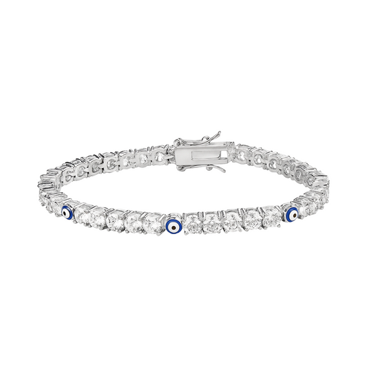 Evil Eye Tennis Bracelet