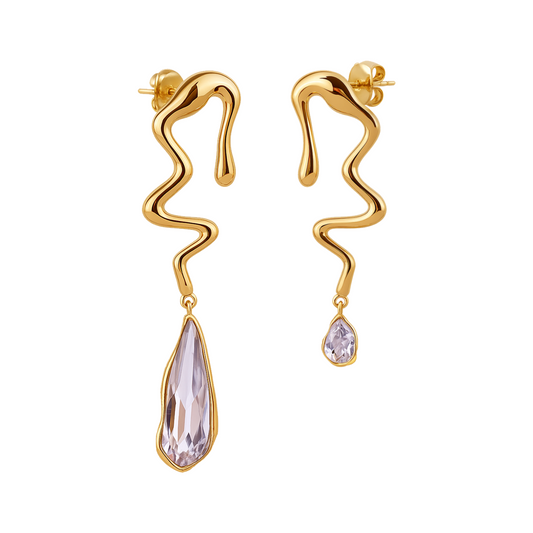 Aurelia Flow Drop Earrings