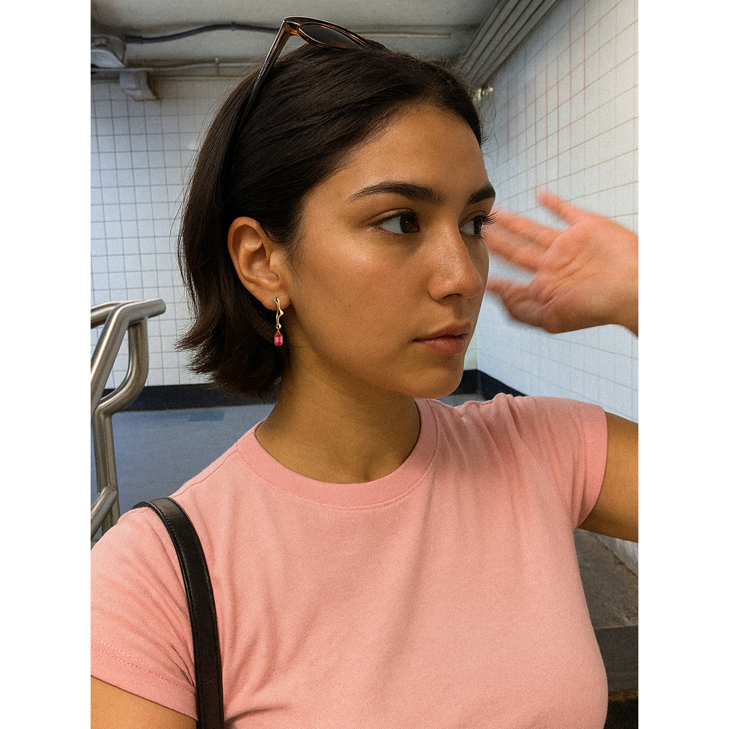 Rosé Melt Drop Earrings