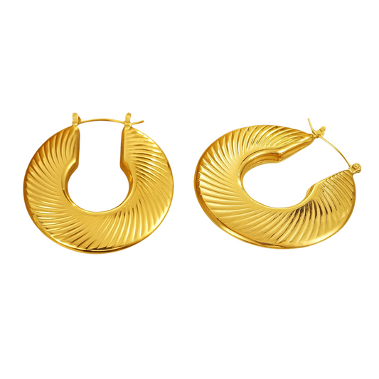 Dorata Disc Hoops