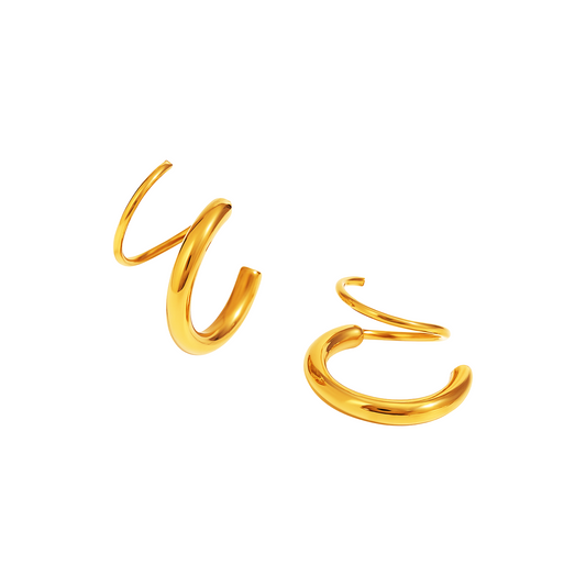 Twain Spiral Mini Hoops